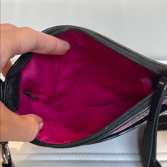 Coach Pink and Black Crossbody Bag - Picture 6 of 7